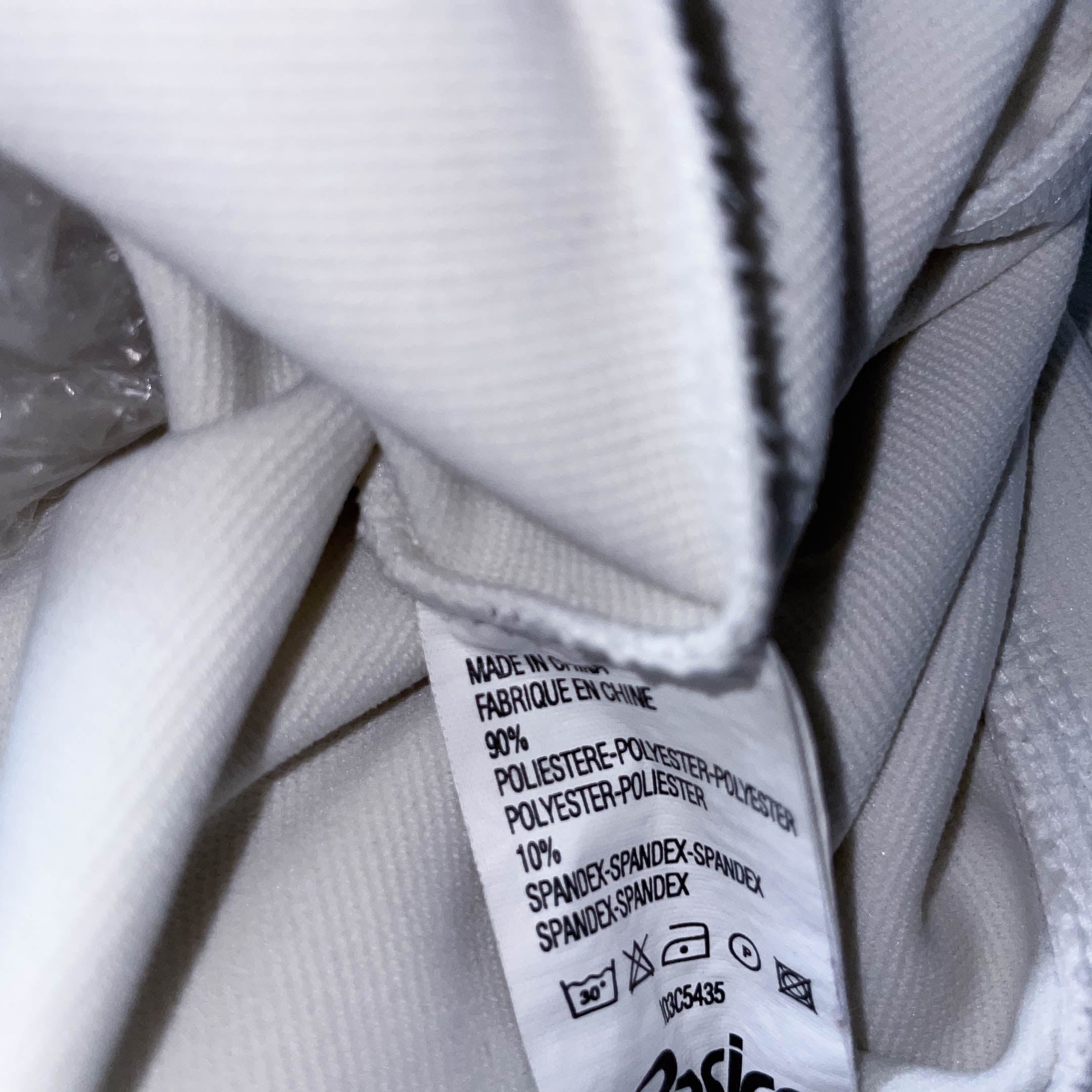 Vintage Asics Trademark medium cream full zip up high neck sweatshirt jacket