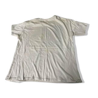 Vintage White Zara hair style graphics womens medium tees