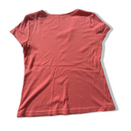 Vintage Orange womens tommy hilfiger v-neck large tees
