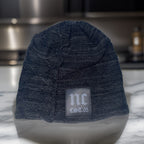 New casual winter grey bonnet beanie hat