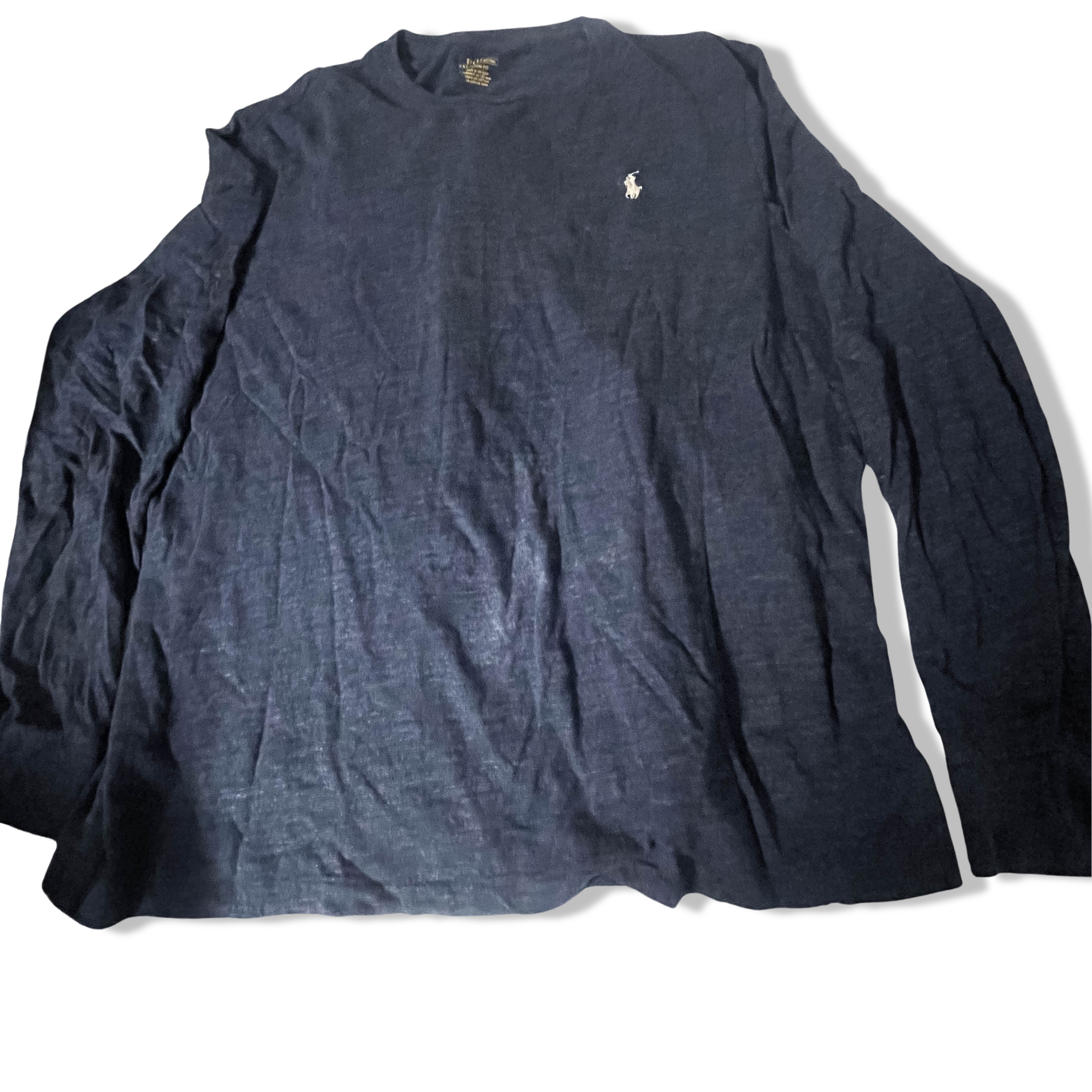 Vintage Polo Ralph Lauren Navy custom fit sweatshirt XL