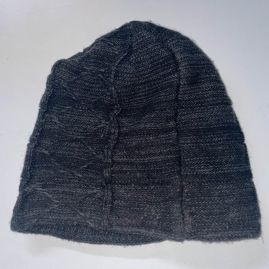 New casual winter grey bonnet beanie hat