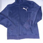 Vintage Puma Navy Full zip up medium sweatshirt jacket