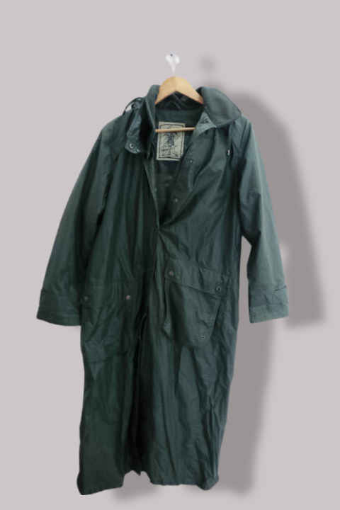 Vintage Foore Seasons Army green waterproof Hoodie Raincoat XXL
