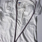 Vintage Adidas womens white small full zip up track top