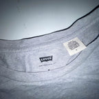 Vintage Grey Levis Graphics medium short sleeve tees