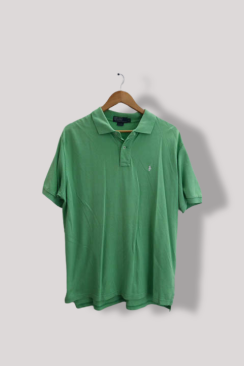 Vintage Polo Ralph Lauren Green regular fit short sleeve polo shirt XL