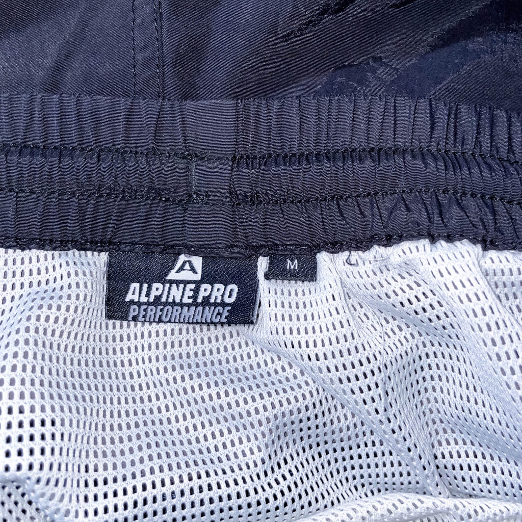 Vintage Alpine pro performance black medium running short