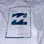 VINTAGE BILLABONG Men's Medium t-shirt Surf Skateboard Snowboard 100% Cotton White