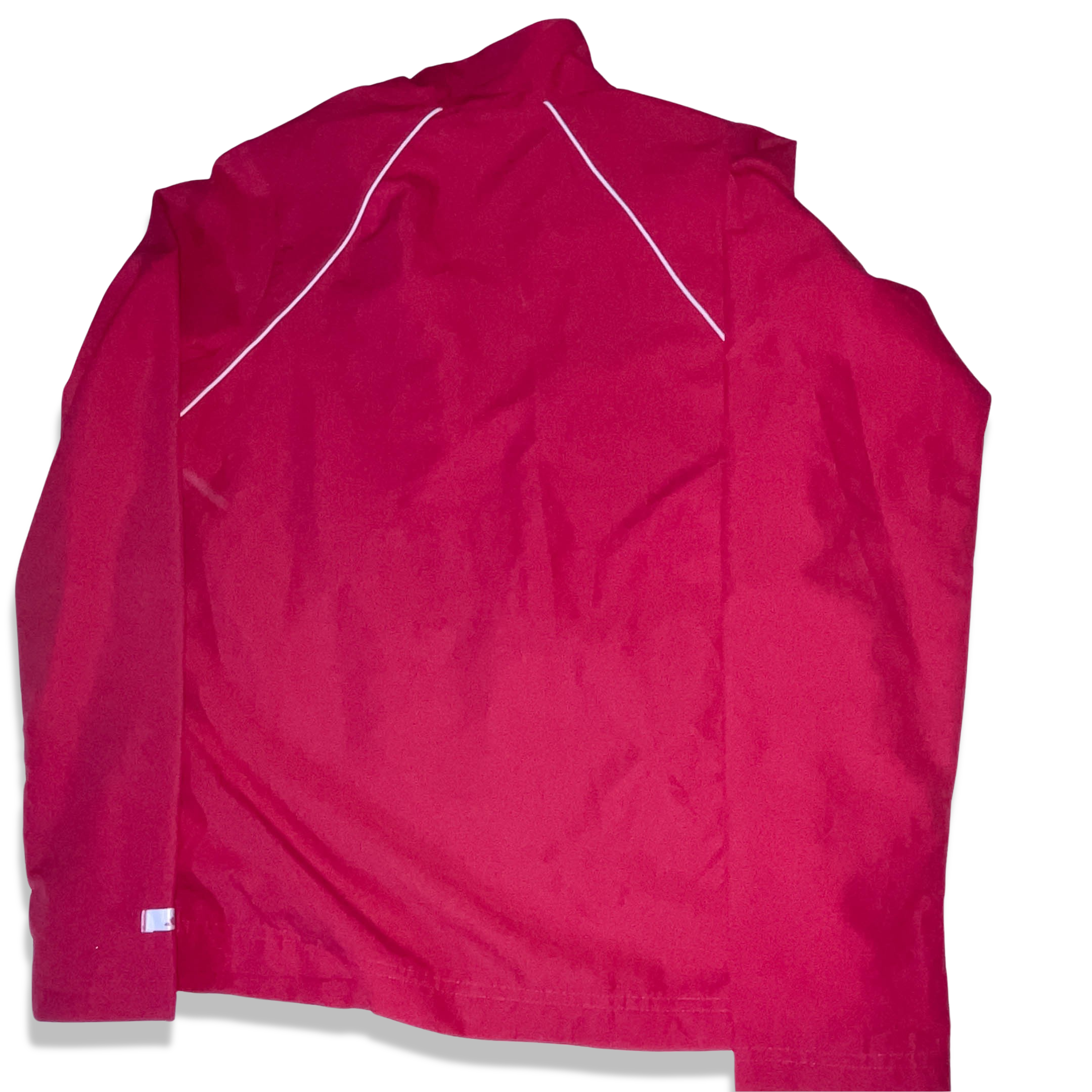 Vintage Adidas womens red full zip up sport track top size M