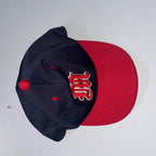 Vintage mens Mizuno black and red tucker cap