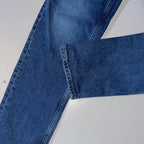 Vintage mens blue straight leg Zara jeans trouser size 36 with new tag| SKU 3704
