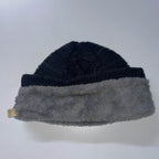 New casual winter grey bonnet beanie hat
