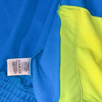 Vintage Blue Adidas predator fleece lining medium full zip up track top hoodie