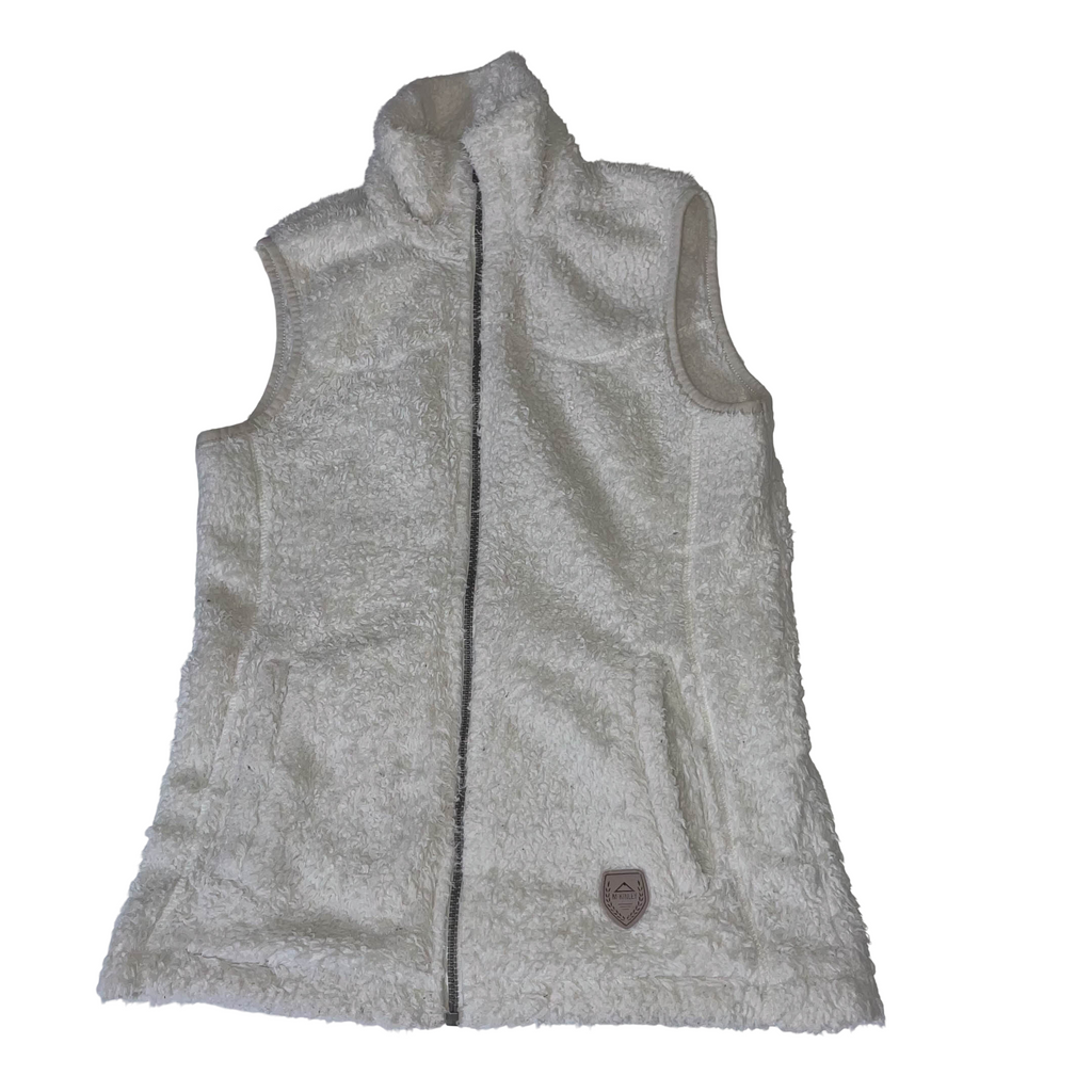 Vintage Mckinley Icebreaker fleece white sleeveless full zip jacket in XS|3717