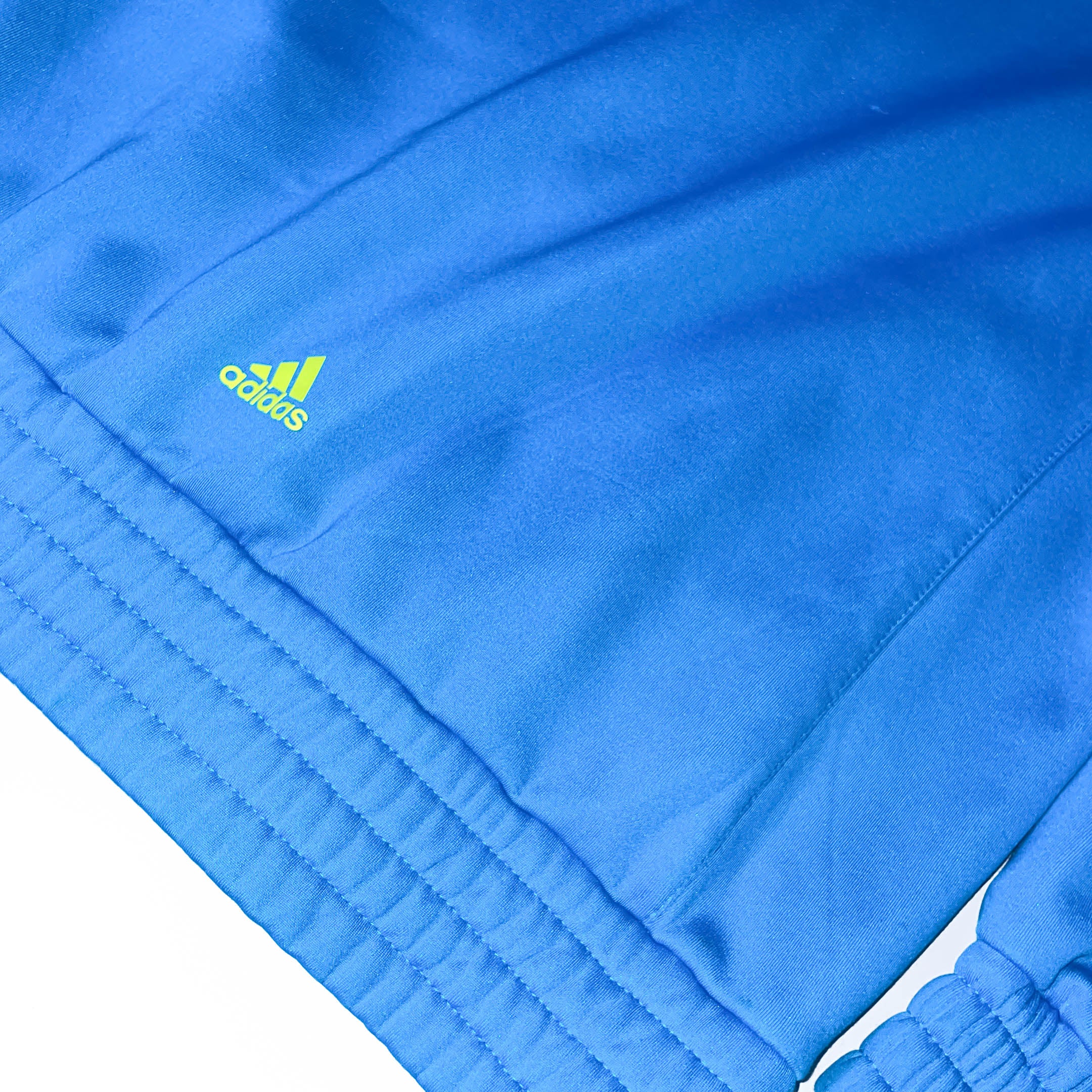 Vintage Blue Adidas predator fleece lining medium full zip up track top hoodie