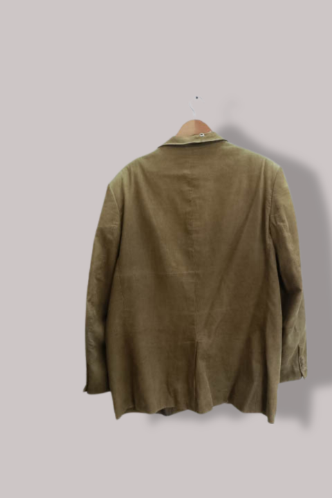 Vintage Cedarwood State mens cream corduroy regular fit blazers L