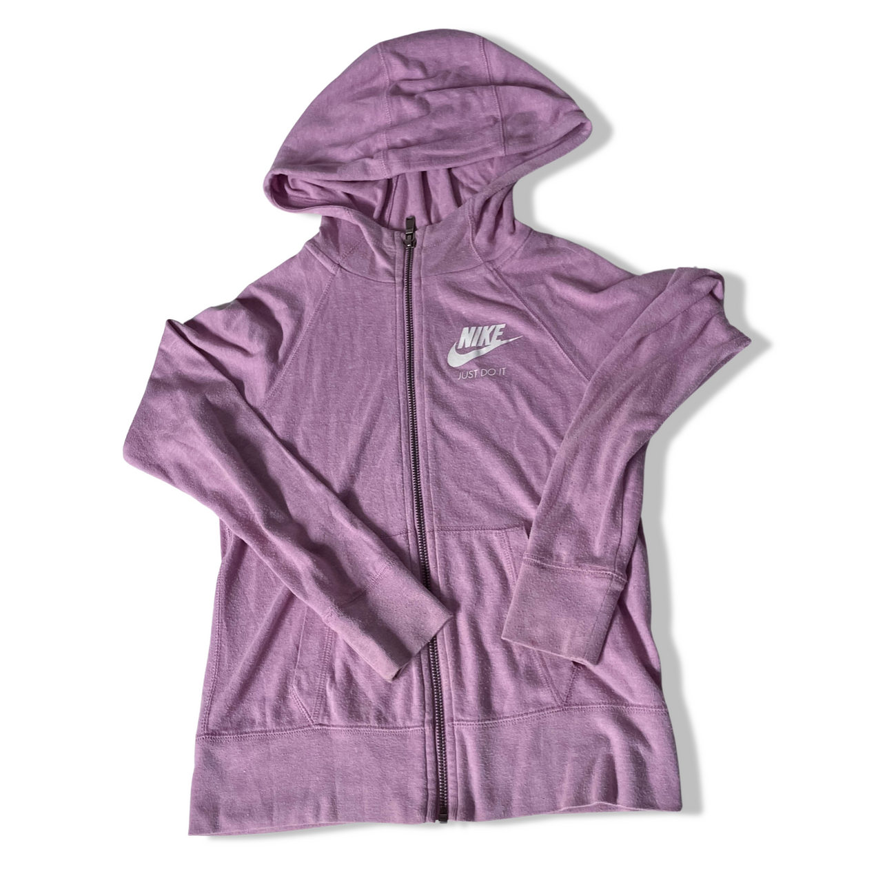 Pink nike just do it outlet hoodie