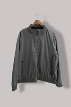 Vintage Mark & Spencer Grey high neck full zip up flannel jacket XXXL