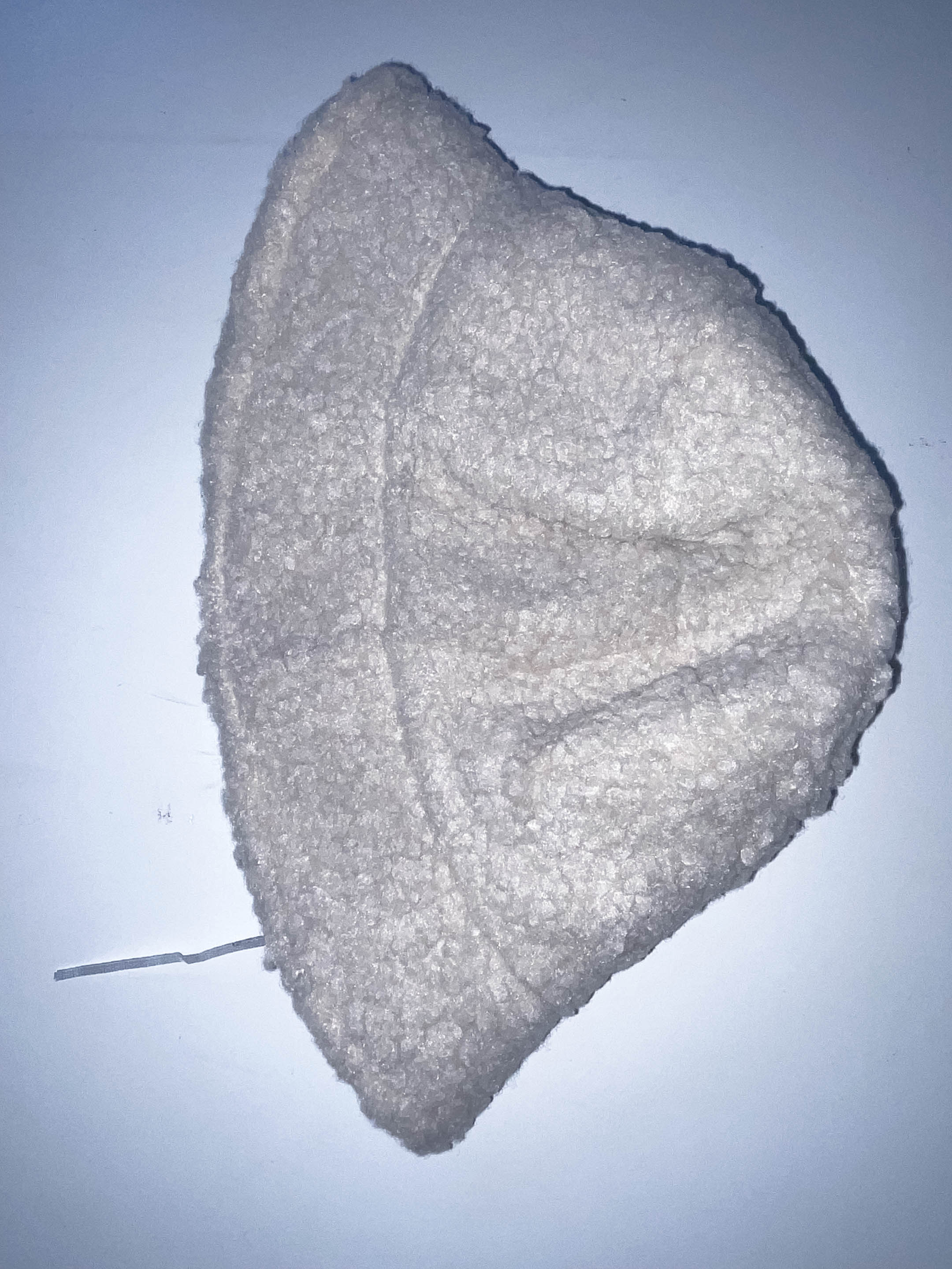 Vintage cream womens faux fur bucket hat