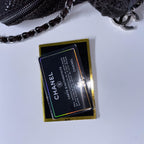Vintage Black Chanel Snake skin womens genuine authentic handbag with prook