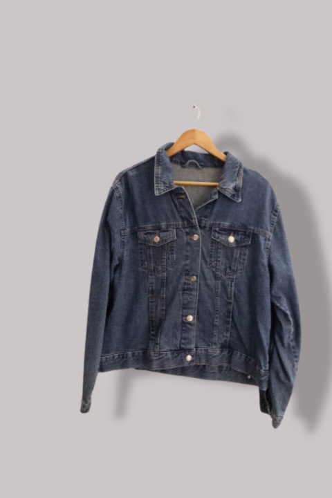 Vintage Denim blue womens jacket XL