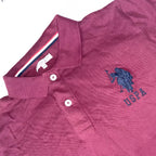 Vintage Wine US Polo A.S.S.N since 1890 wine polo shirt size 14-15