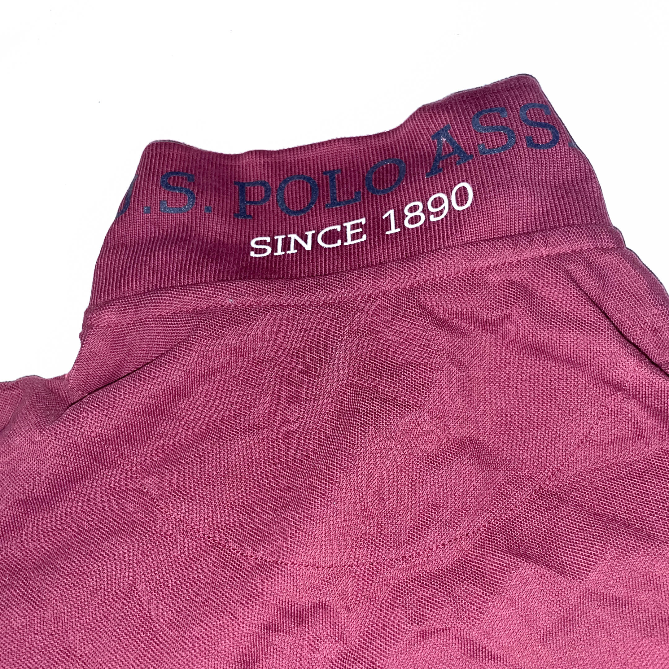 Vintage Wine US Polo A.S.S.N since 1890 wine polo shirt size 14-15