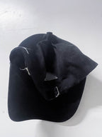 Mens Black Banana print baseball cap