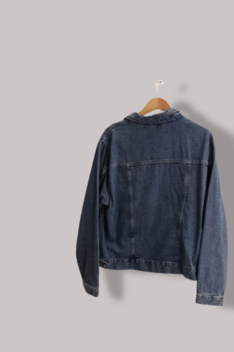 Vintage Denim blue womens jacket XL