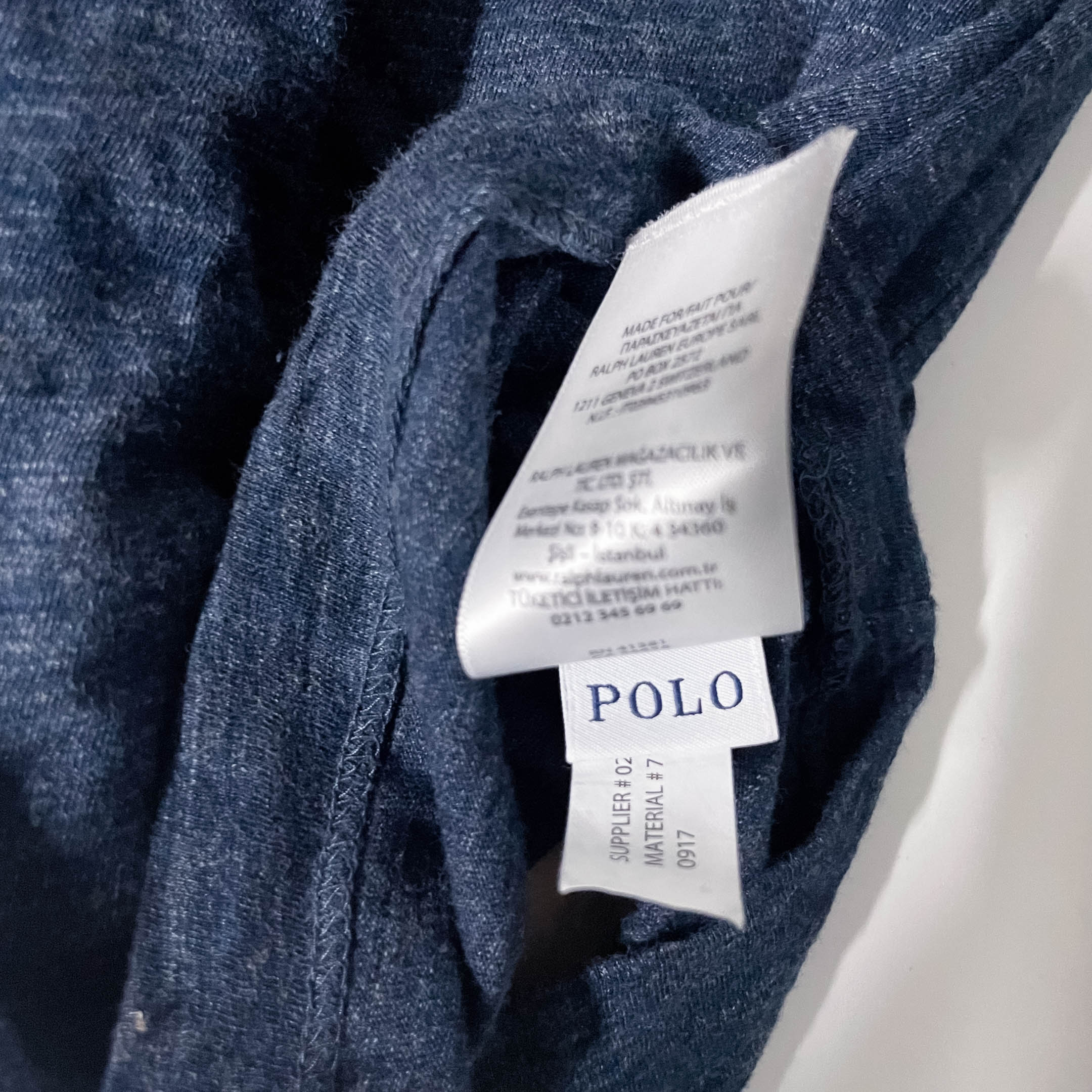 Vintage Polo Ralph Lauren Navy custom fit sweatshirt XL