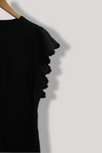 Womens black Y2k sleeveless top size 16