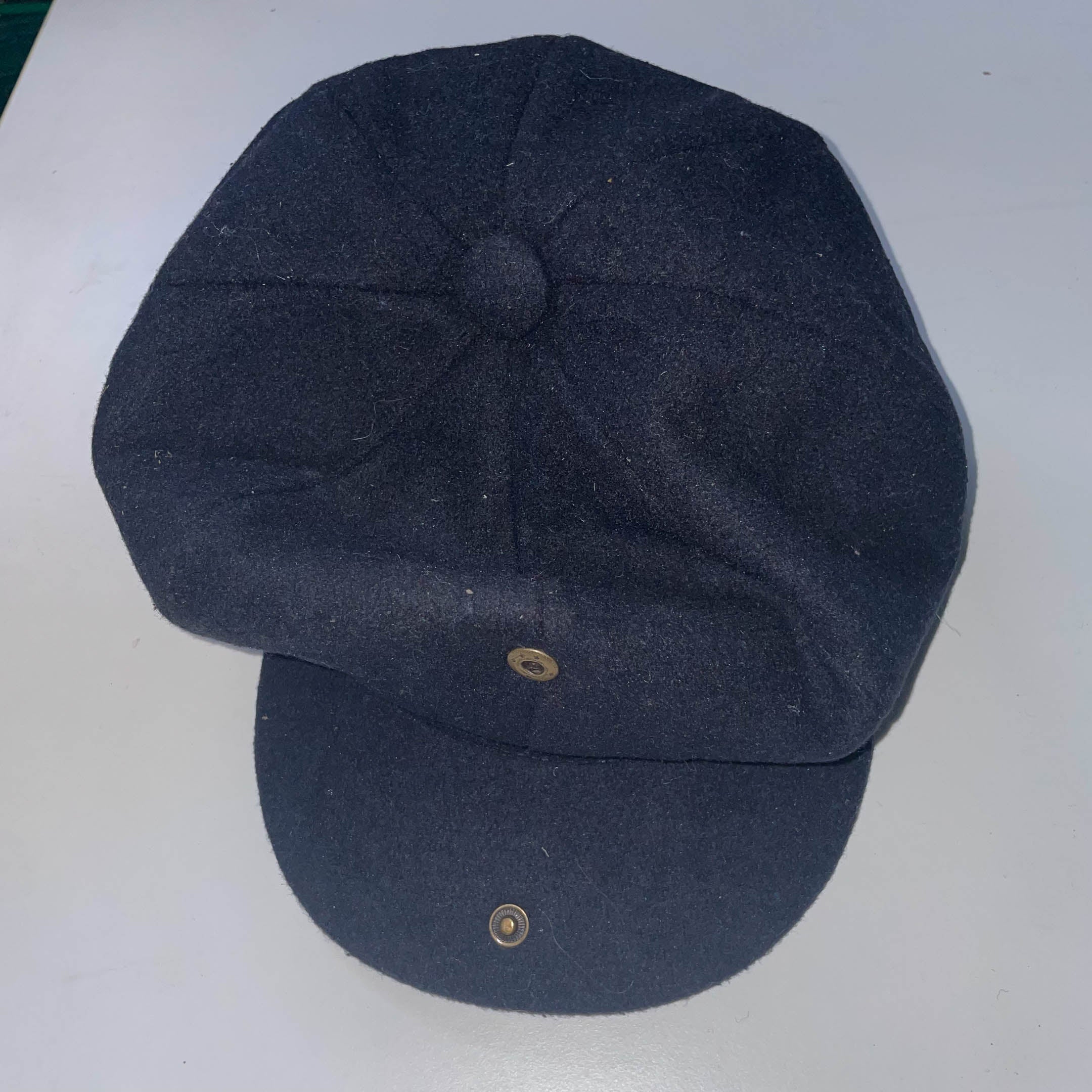 Vintage blue major military cap