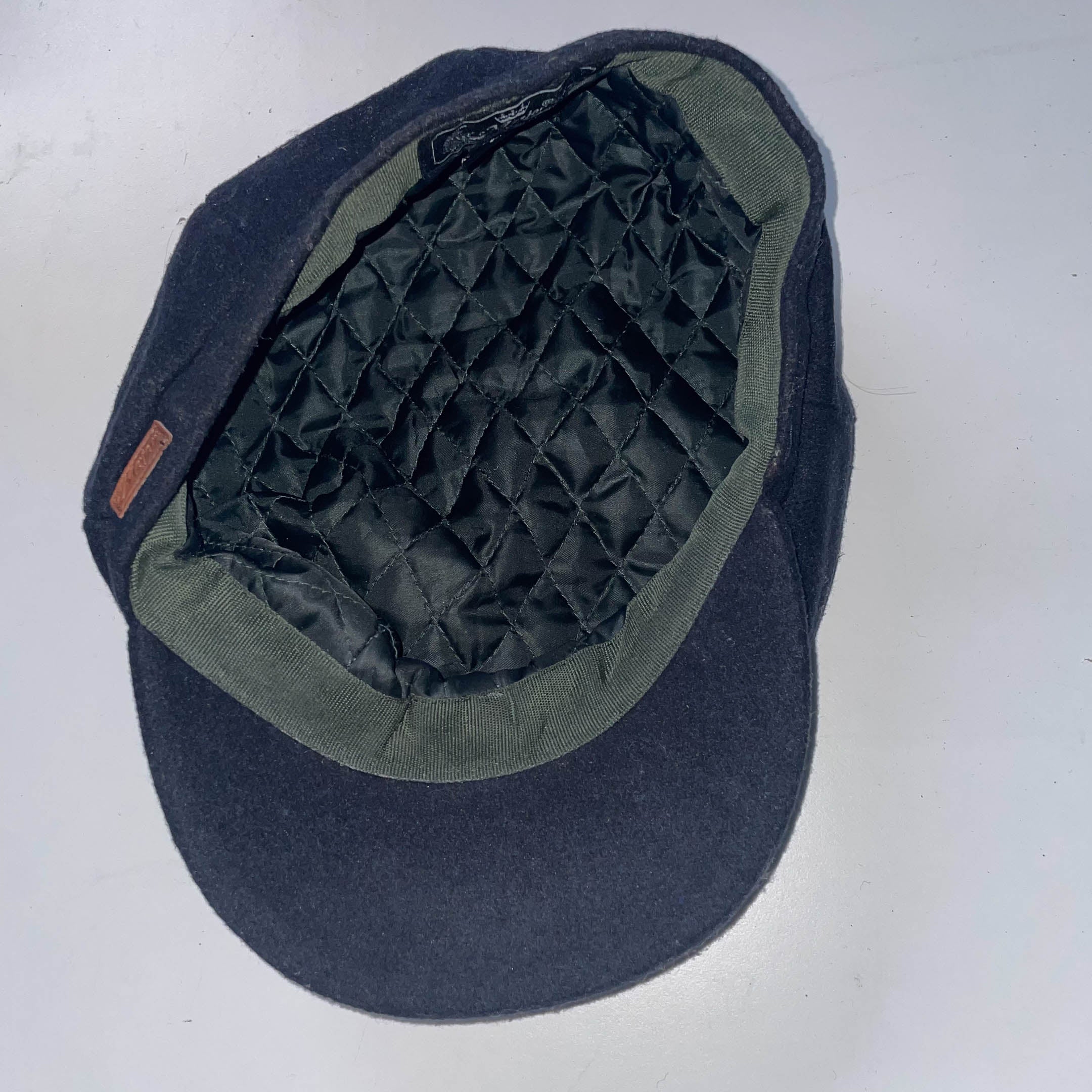 Vintage blue major military cap