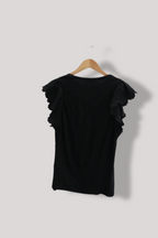 Womens black Y2k sleeveless top size 16