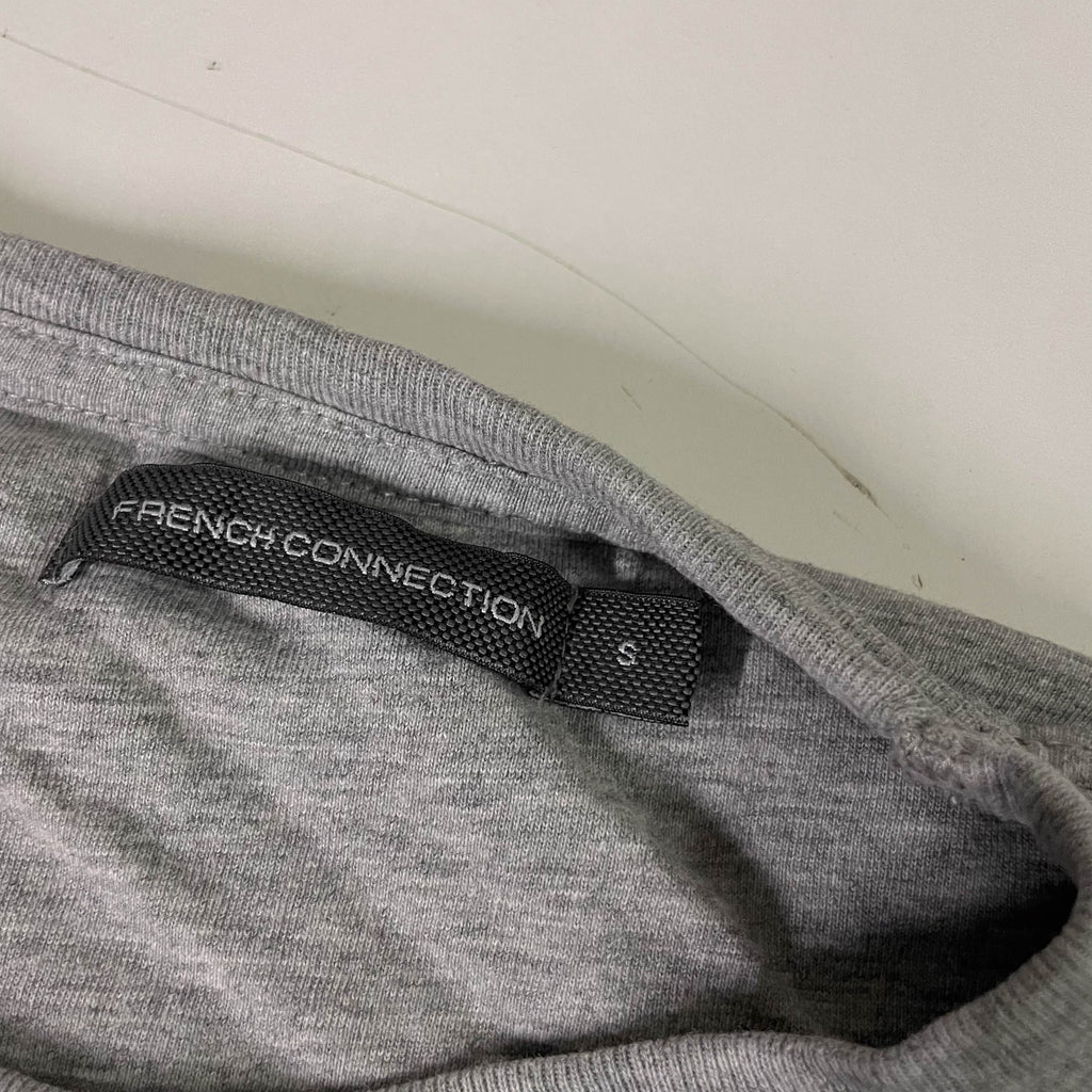 Vintage Men's French Connection grey small tees with front pocket| S| SKU 3678