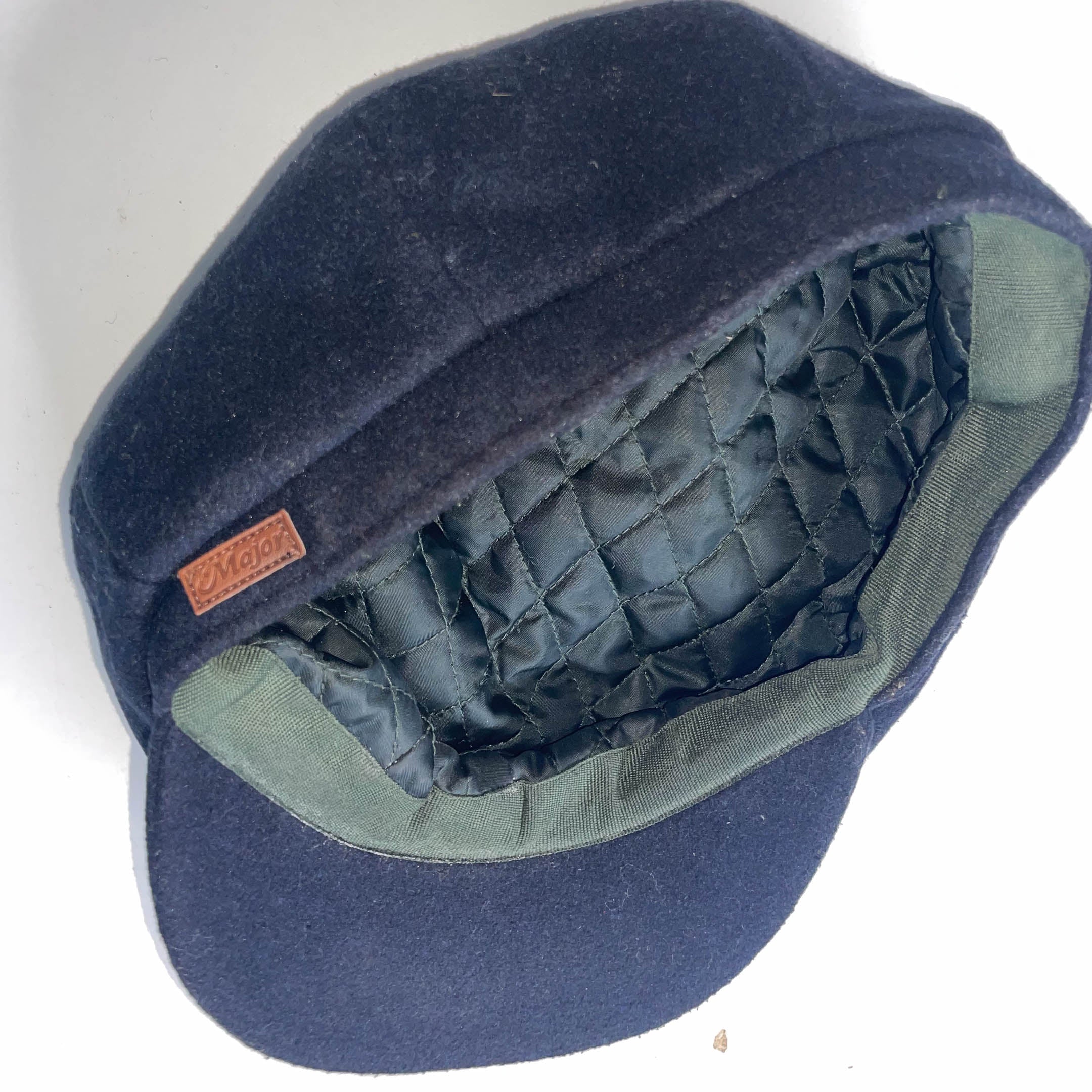 Vintage blue major military cap