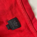 Vintage Red Adidas Tango Terry mens 3 stripe sweatshirt in XL|SKU 3719