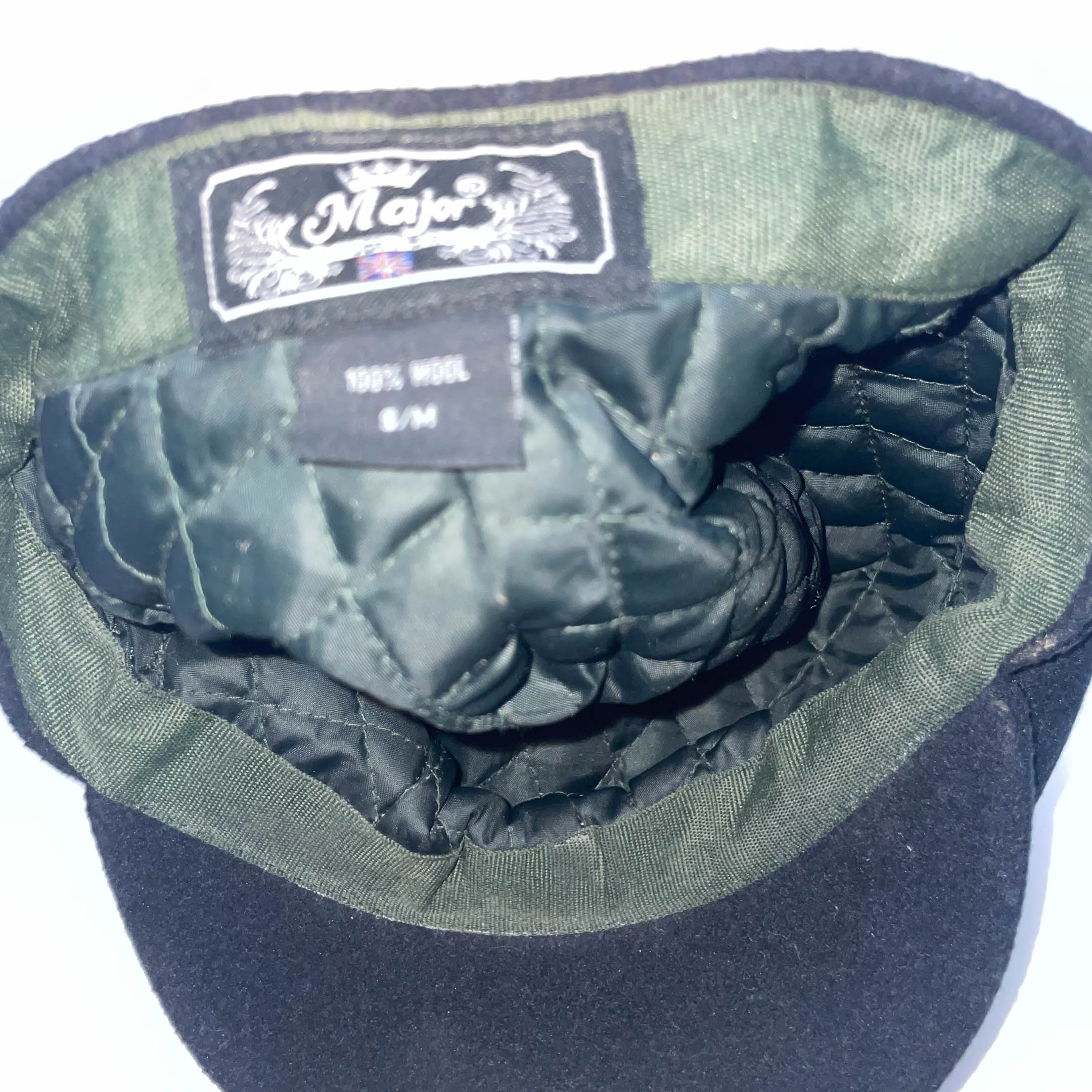 Vintage blue major military cap