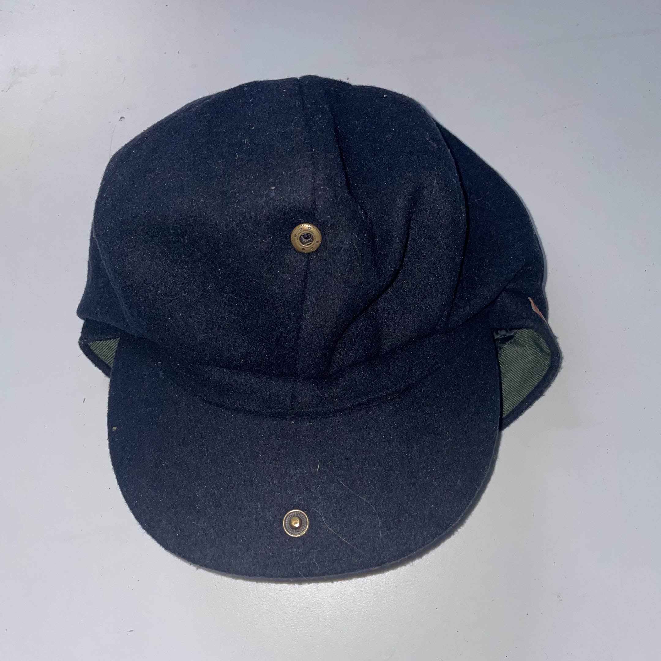Vintage blue major military cap