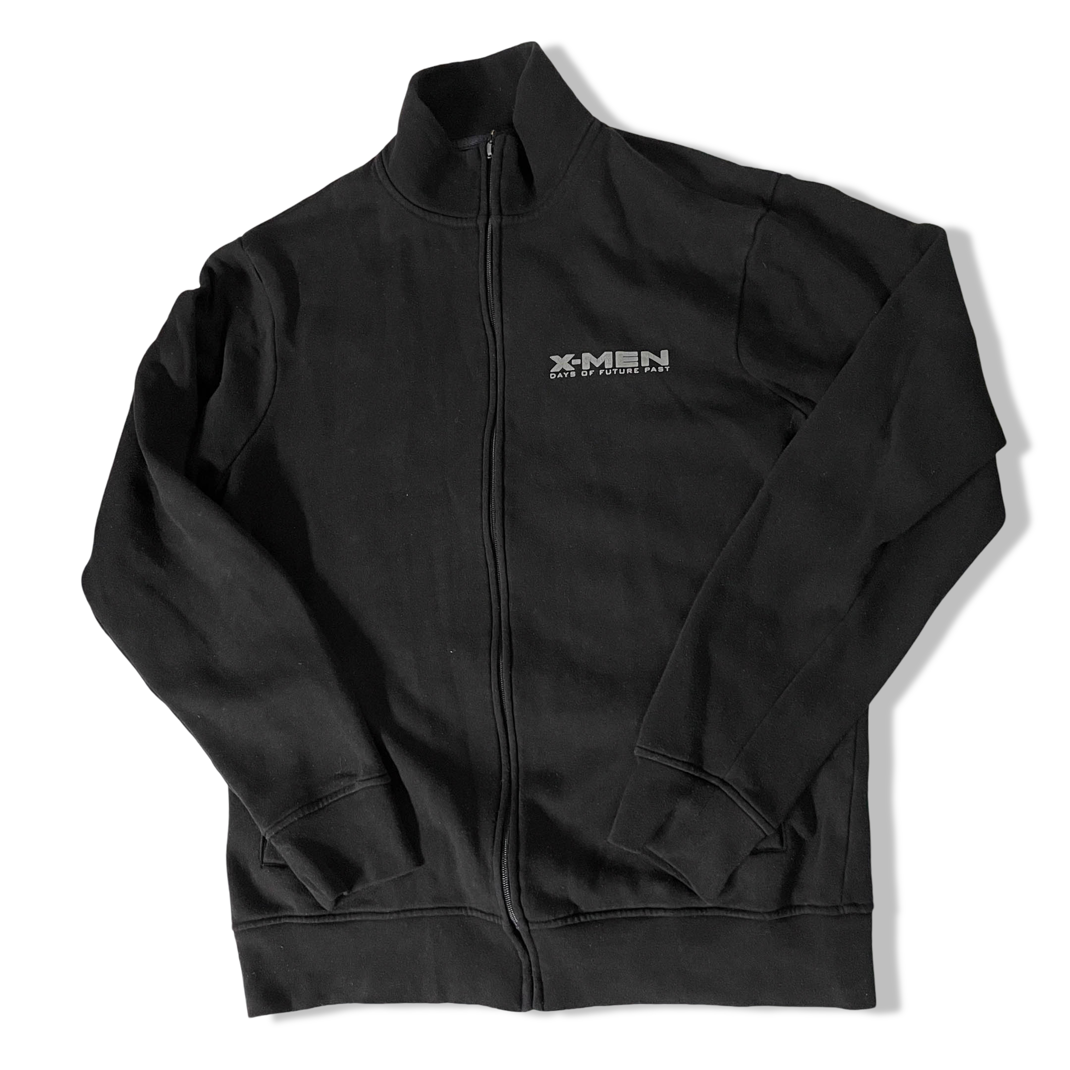 Vintage Xmen days of future past mens full zip black large jacket| L| SKU 3679