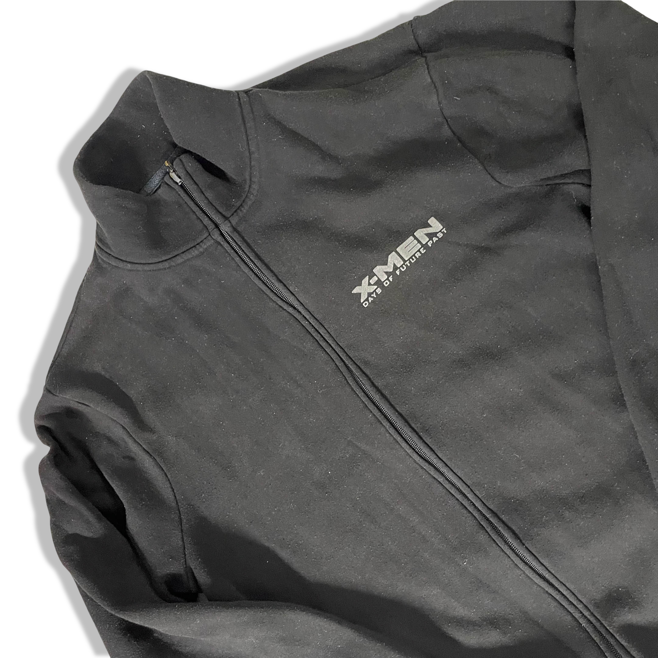 Vintage Xmen days of future past mens full zip black large jacket| L| SKU 3679