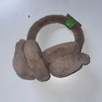 Vintage womens cream faux fur rabbit winter earmuff