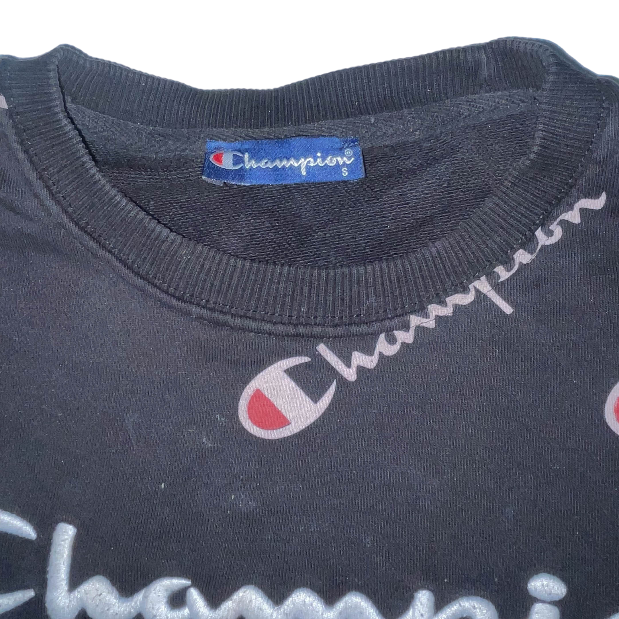 Vintage champion life mens  reserve wave crewneck black sweatshirt size S | 3663