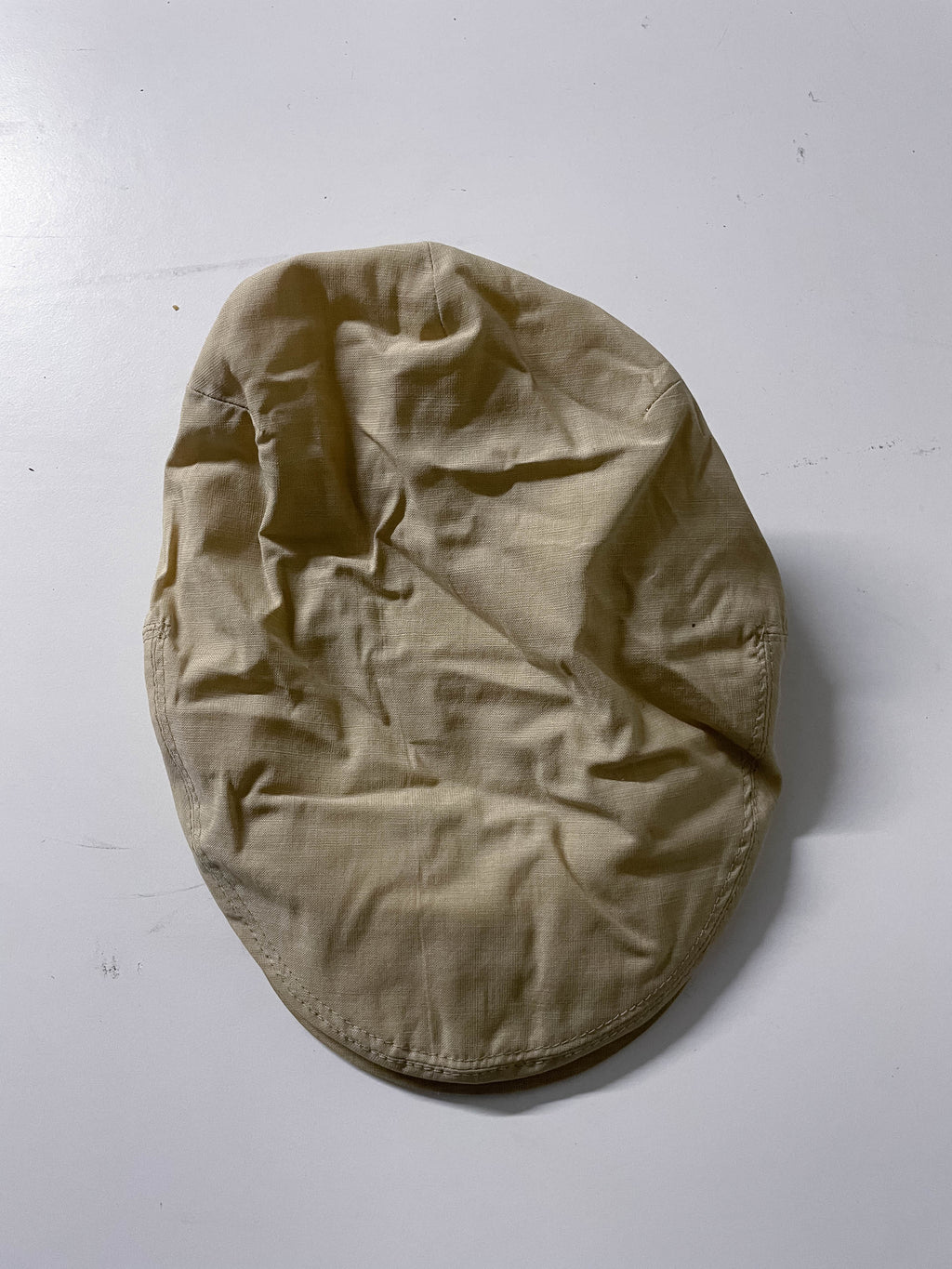 Vintage mens cream Munster in Westfalen flat cap