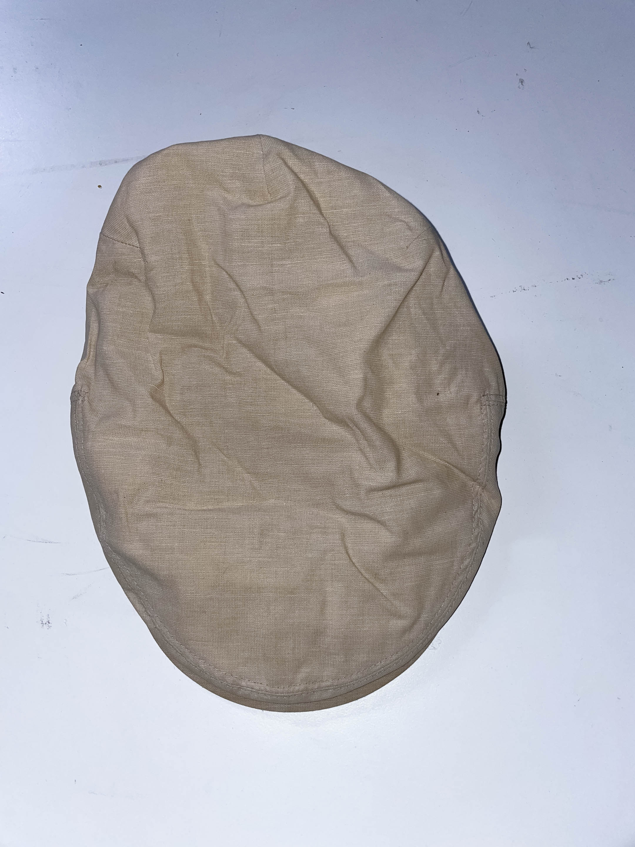 Vintage mens cream Munster in Westfalen flat cap