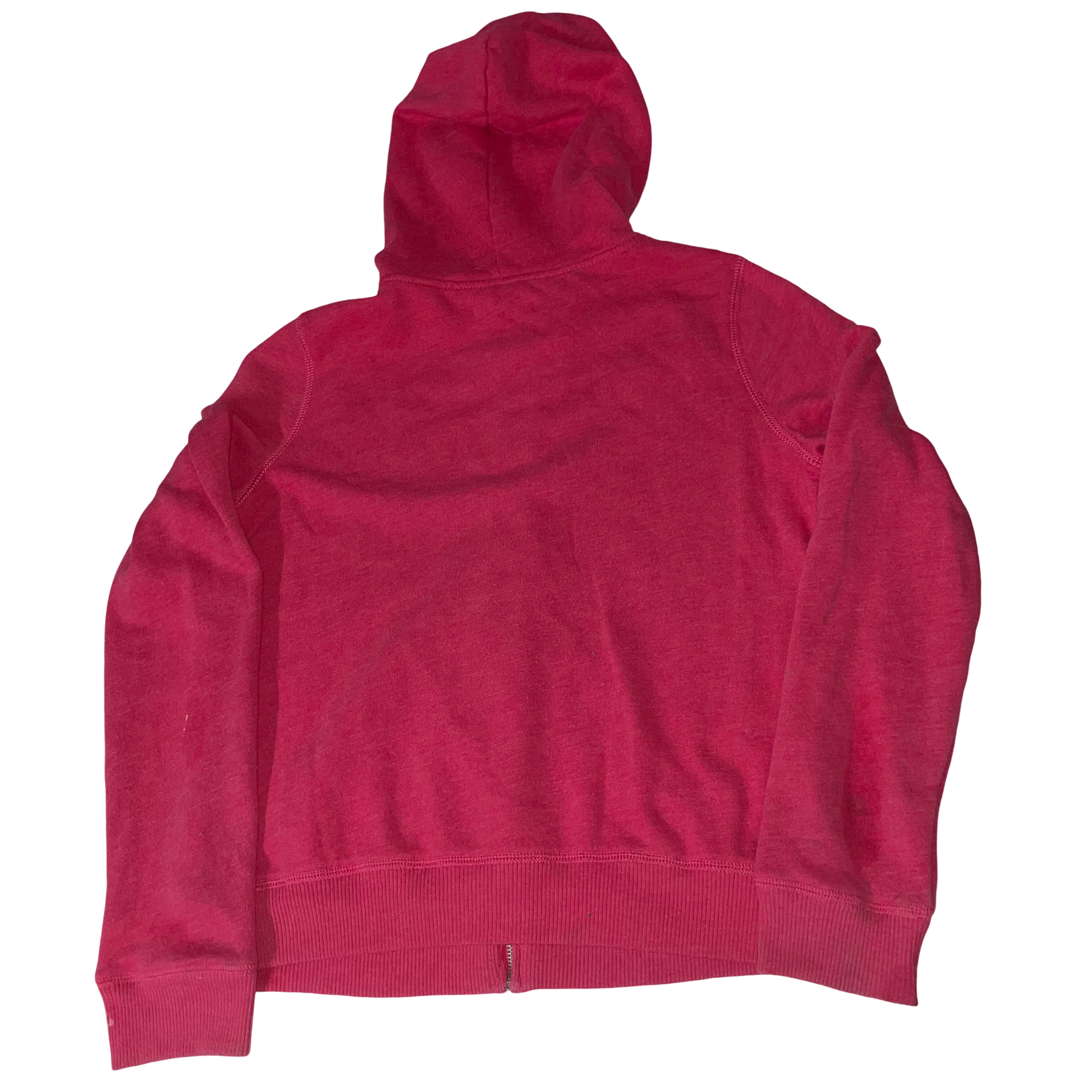 Vintage women's Pink Hollister Co. full zip hoodie in M| L 21 W 20| SKU 3720
