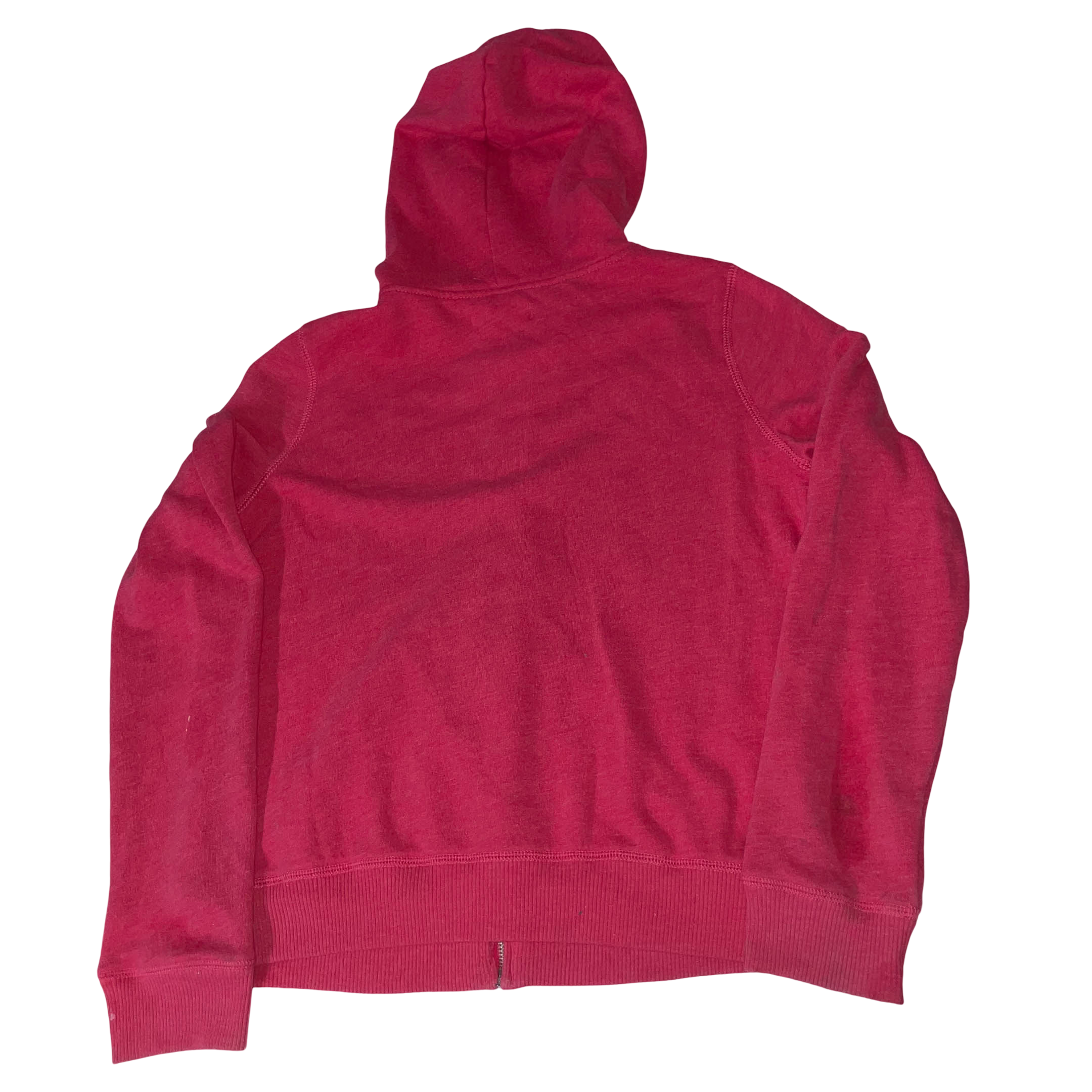 Vintage women's Pink Hollister Co. full zip hoodie in M| L 21 W 20| SKU 3720