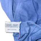 Vintage Diesel jeans round sleeveless cotton mens medium blue tees