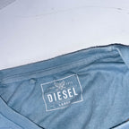 Vintage Diesel Green washed cotton mens large tees